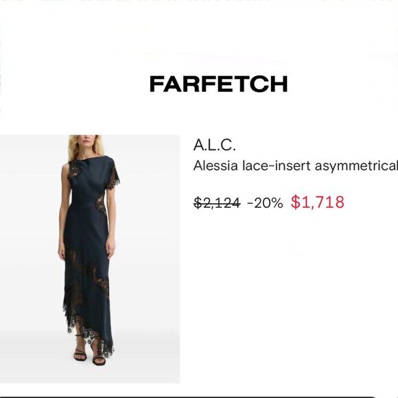 A.L.C. Alessia dress size M 8 US NEW - Picture 13 of 13